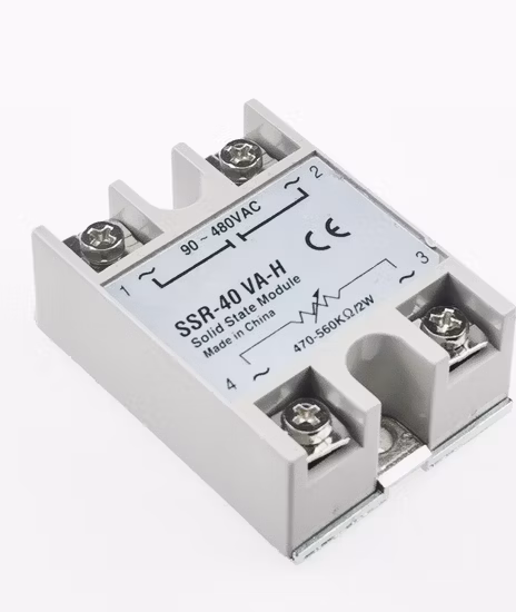 SSR-40da-H, relé de estado sólido monofásico, 3-32 V CC/90-480 V CA, relé de estado sólido con certificación CE