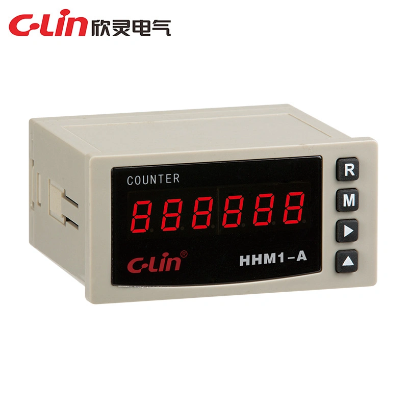 Hhm1-a Universal Meter Counter Relay 6 Digit LED Display 1-999999 Counting Range