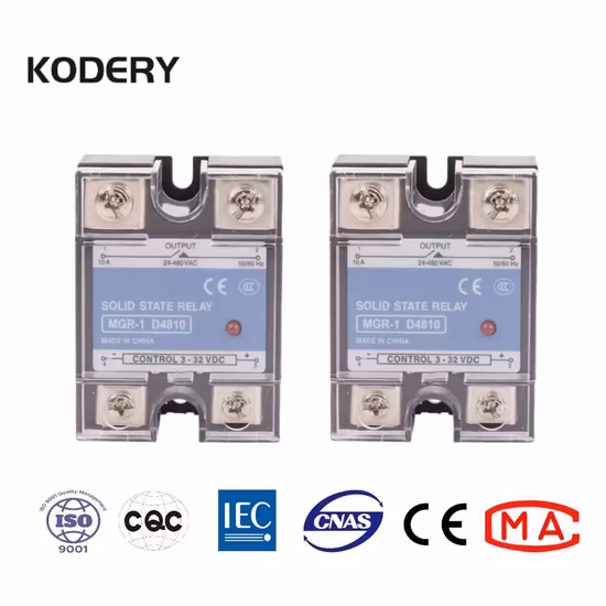 Kodery SSR-1 DC 10A-100A 3 32VDC Relé de estado sólido con LED